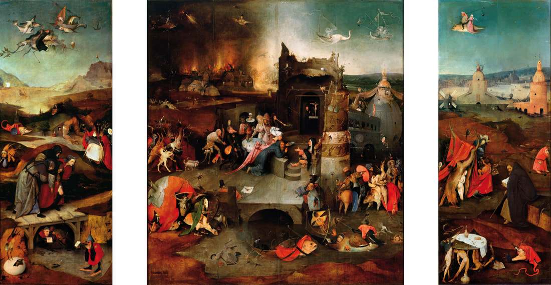 Hieronymous Bosch Painting Temptation of St. Anthony