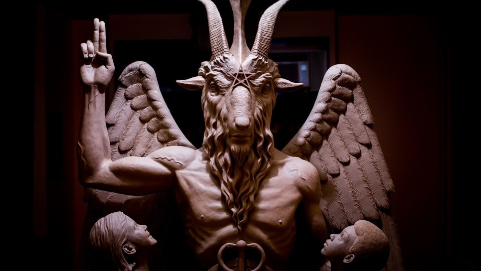 Lucifer Statue in Detroit Satanic Temple