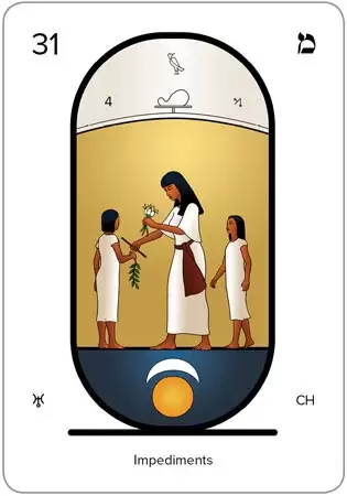 Tarot 31 impediments