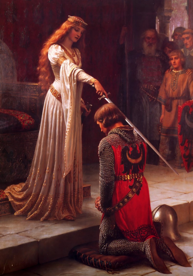 Initiation from woman to knight