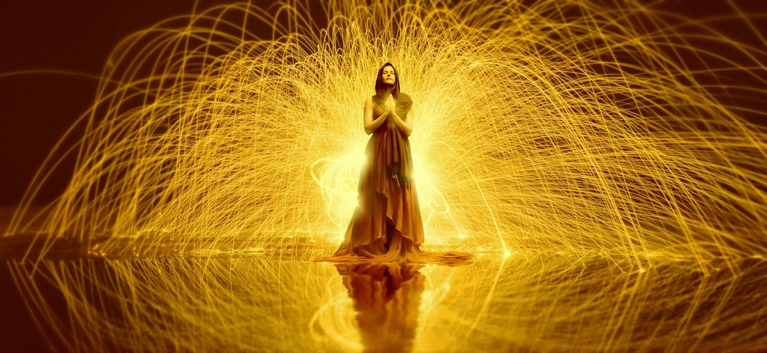 Woman praying
