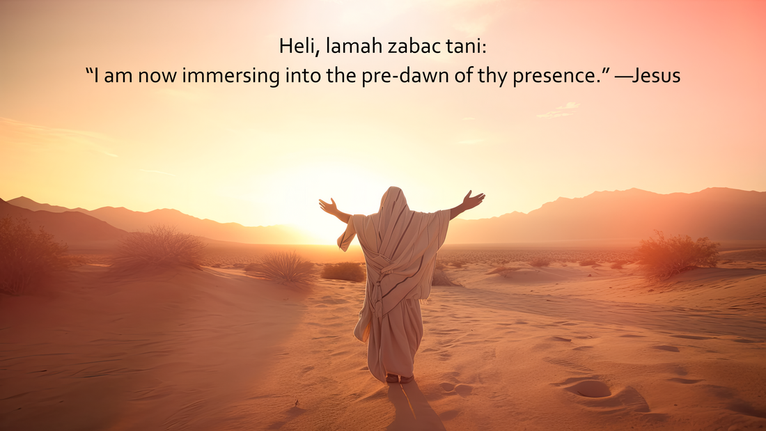 Jesus using Mayan saying
