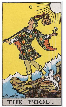 Fool of tarot