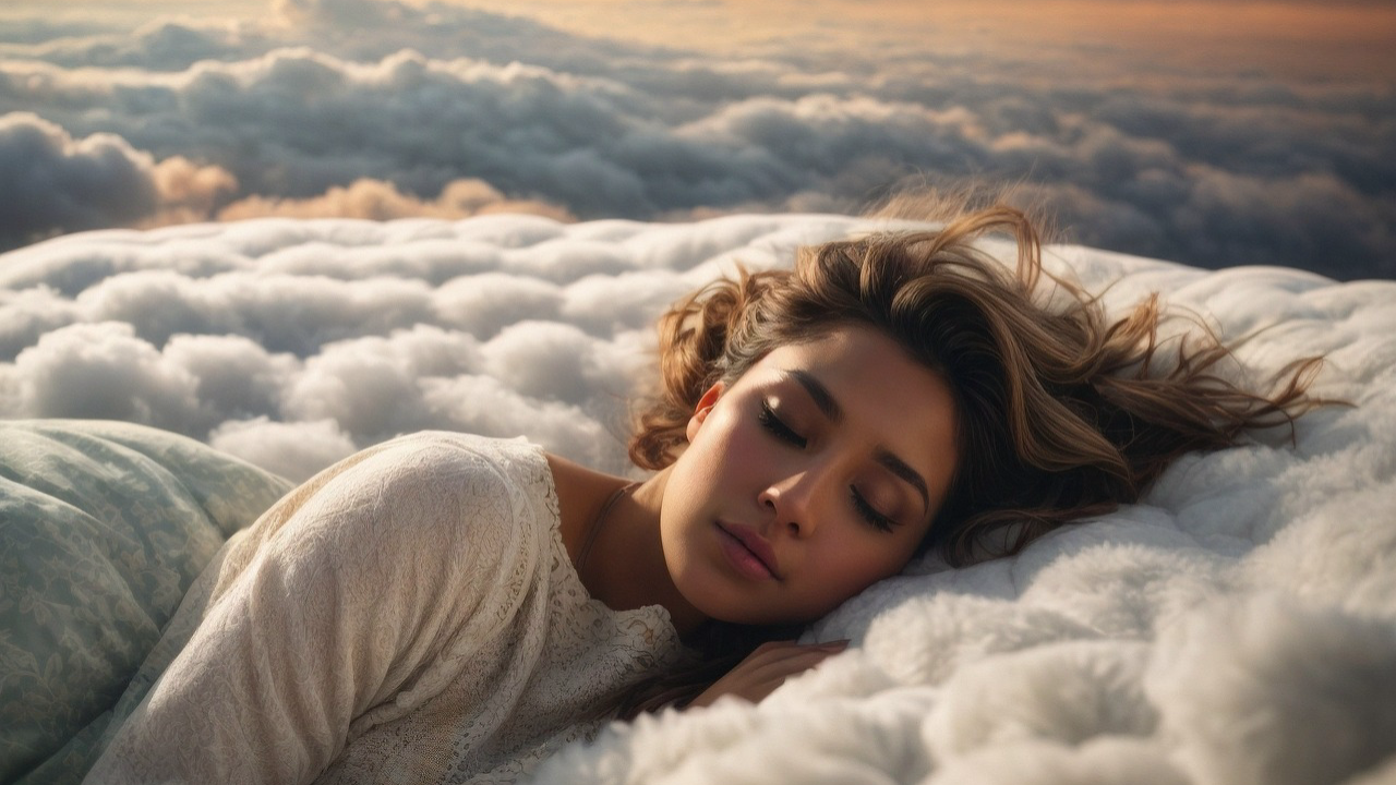 sleeping woman
